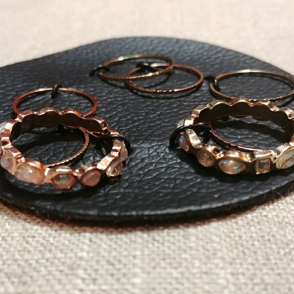 Free People stacking rings - Picture 2 of 2